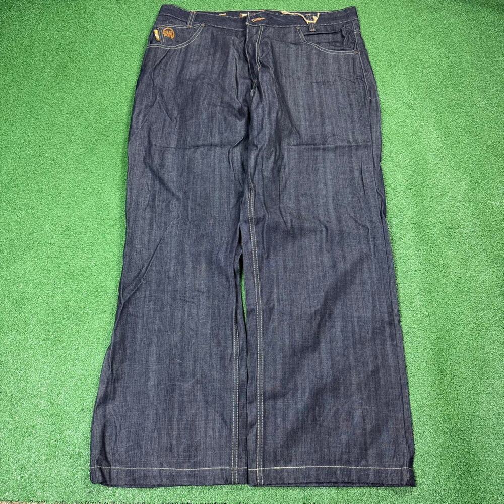 Mecca USA Baggy Jeans Dark Wash Wide Leg Y2K Hip Hop
